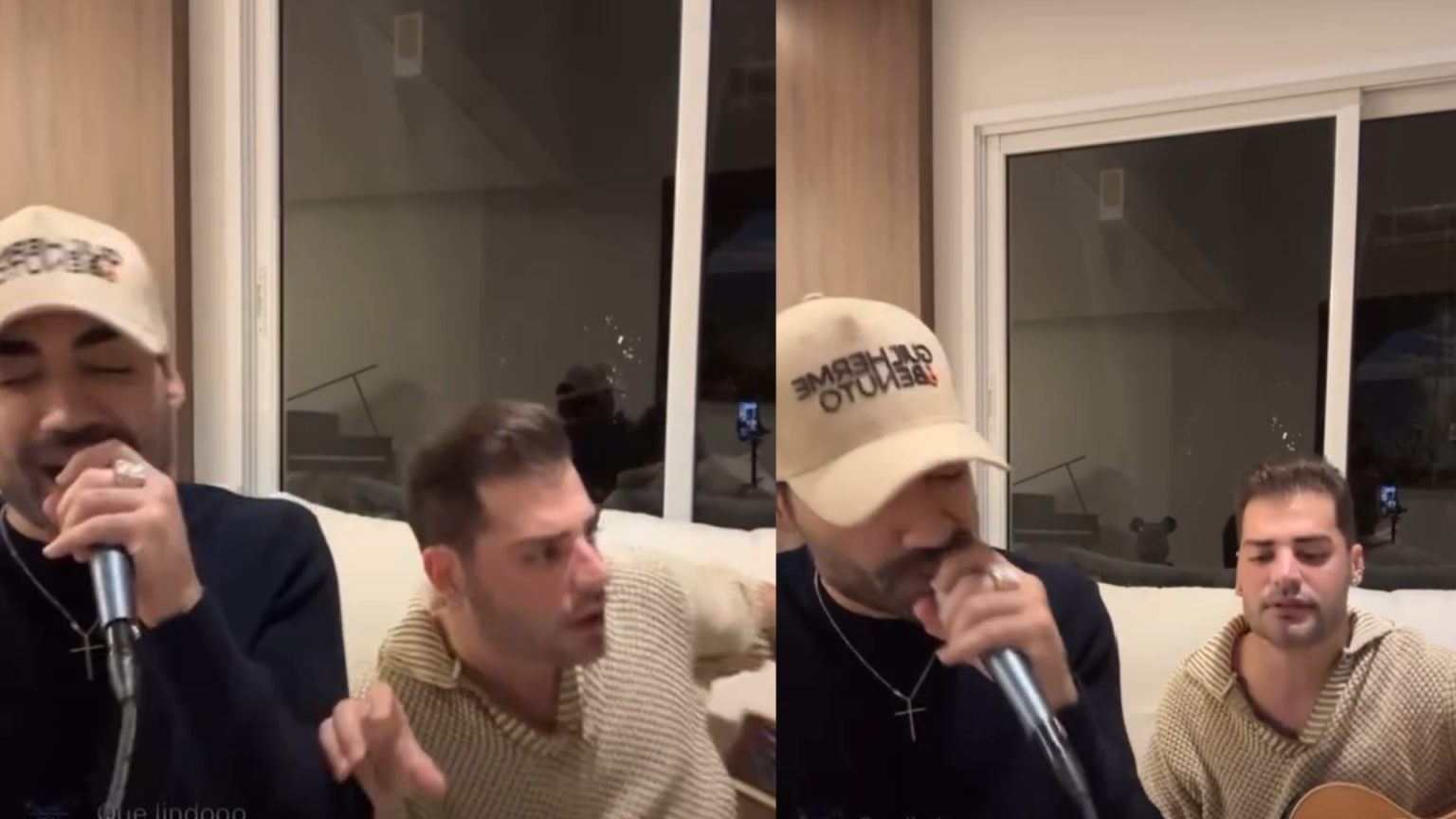 Guilherme e Benuto encerram live com susto e deixam fãs